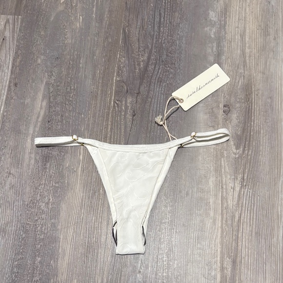 Swim Like A Mermaid White Bikini Bottom - Picture 2 of 5